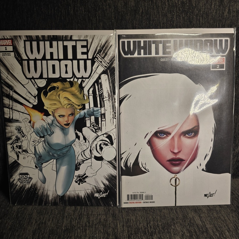 Issues #1 & #2 of the White Widow Comic Series by Marvel Featuring Yelena Belova
